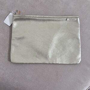 Budha girl Medium Leather Pochette In Gold NWT